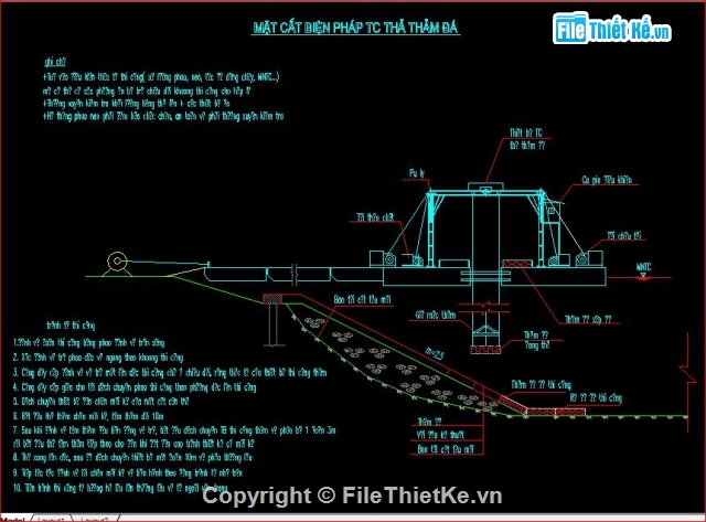 File thiết kế,Biện pháp thi công,thi công cầu,Máy thi công,thiết kế công trình